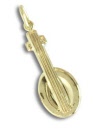 Mandoline Anhänger Gold 14K