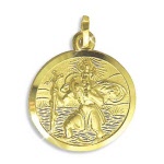Christophorus 14 Karat