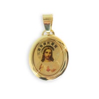 Christus Medaille 14 Karat Gold