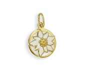 Edelweiss Anhänger aus Gold