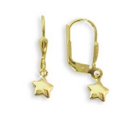 Ohrhänger Stern Gold